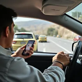 multas por uso de celular ao volante